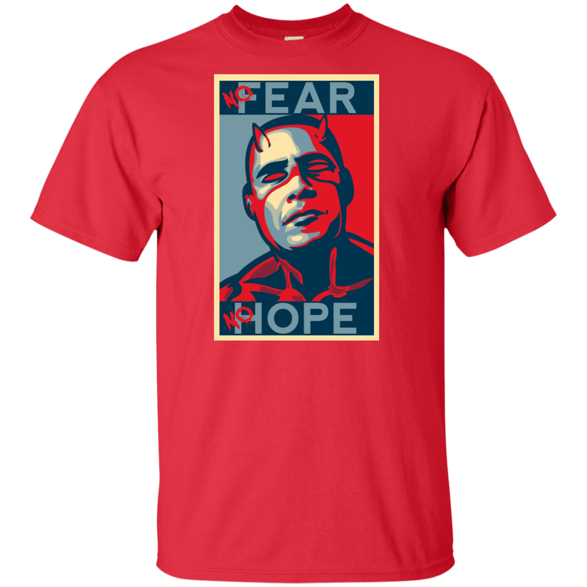 T-Shirts Red / XLT A man with no fear Tall T-Shirt