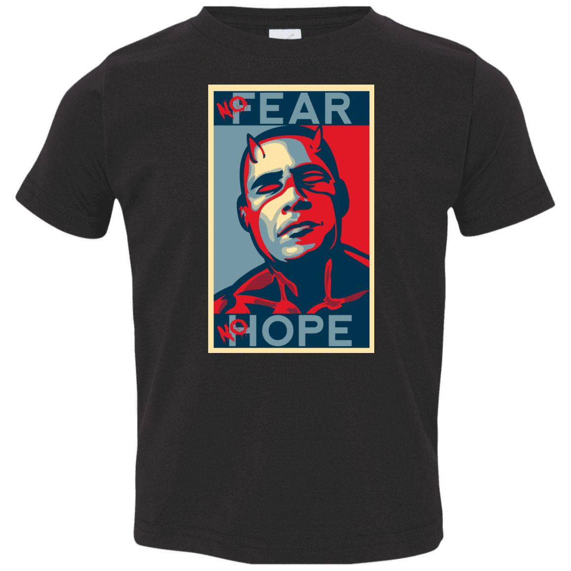 T-Shirts Black / 2T A man with no fear Toddler Premium T-Shirt