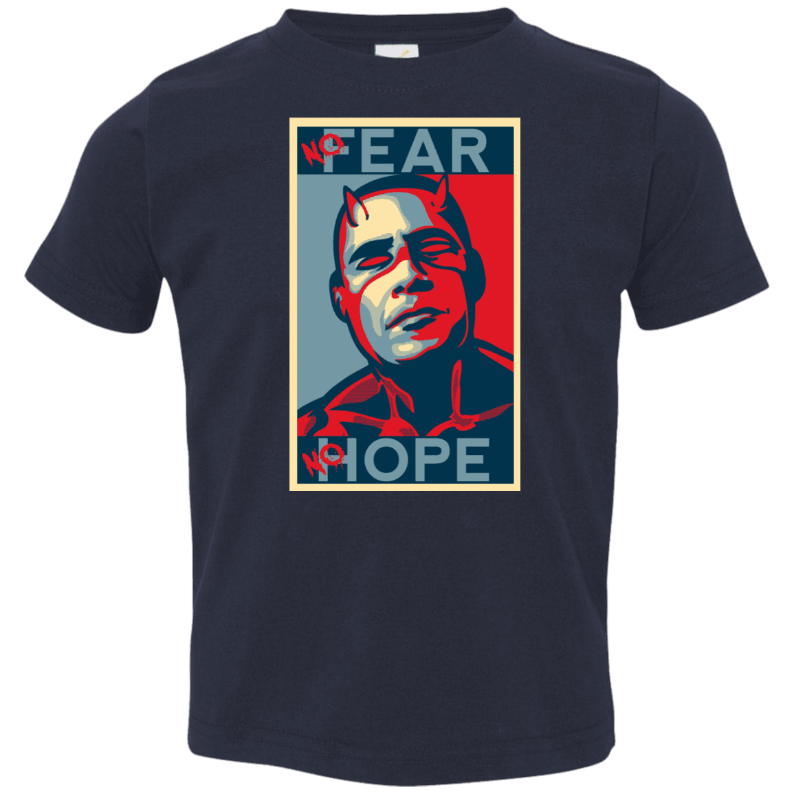 T-Shirts Navy / 2T A man with no fear Toddler Premium T-Shirt