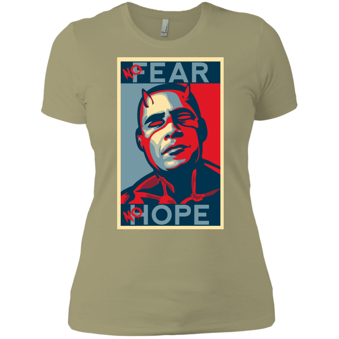 T-Shirts Light Olive / X-Small A man with no fear Women's Premium T-Shirt