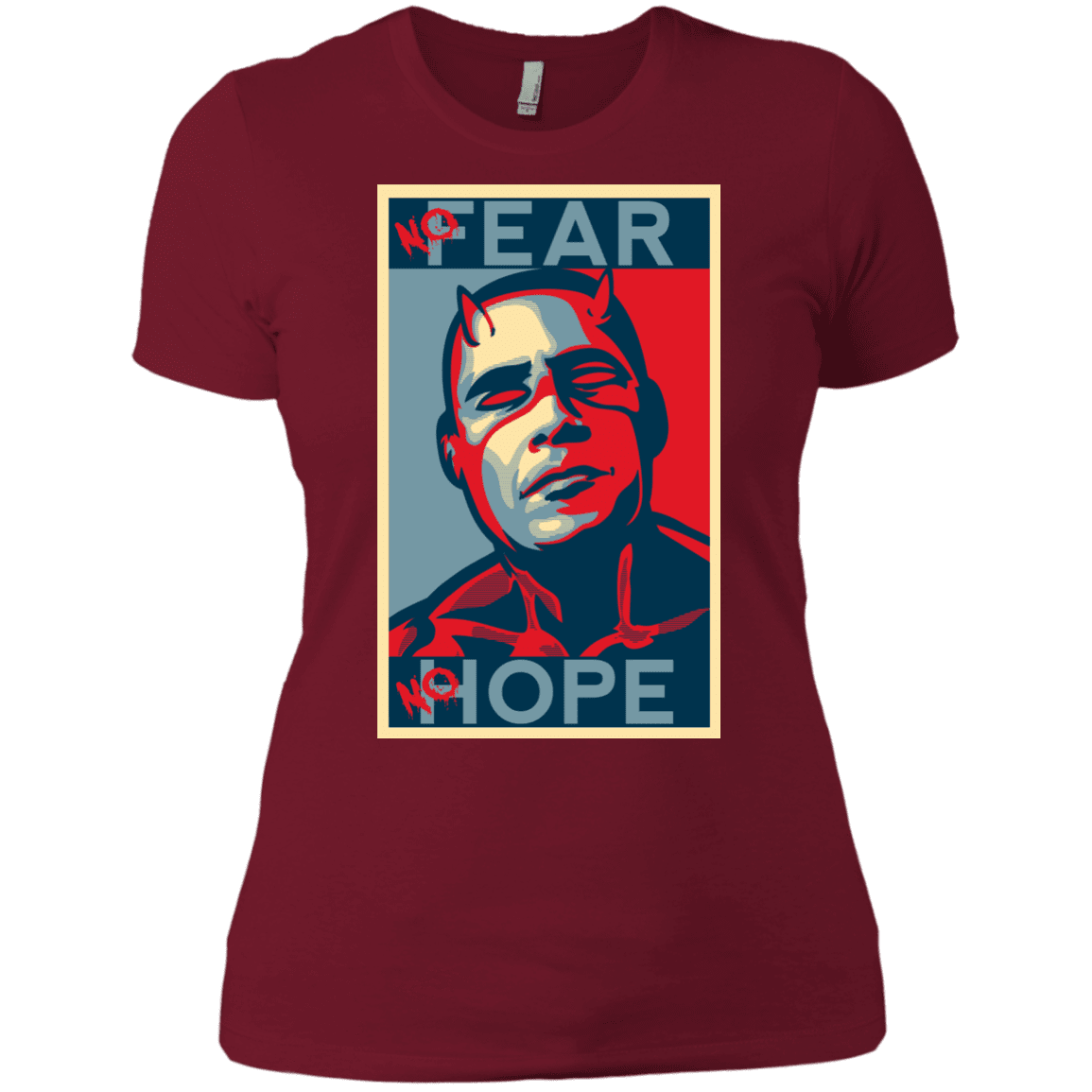 T-Shirts Scarlet / X-Small A man with no fear Women's Premium T-Shirt