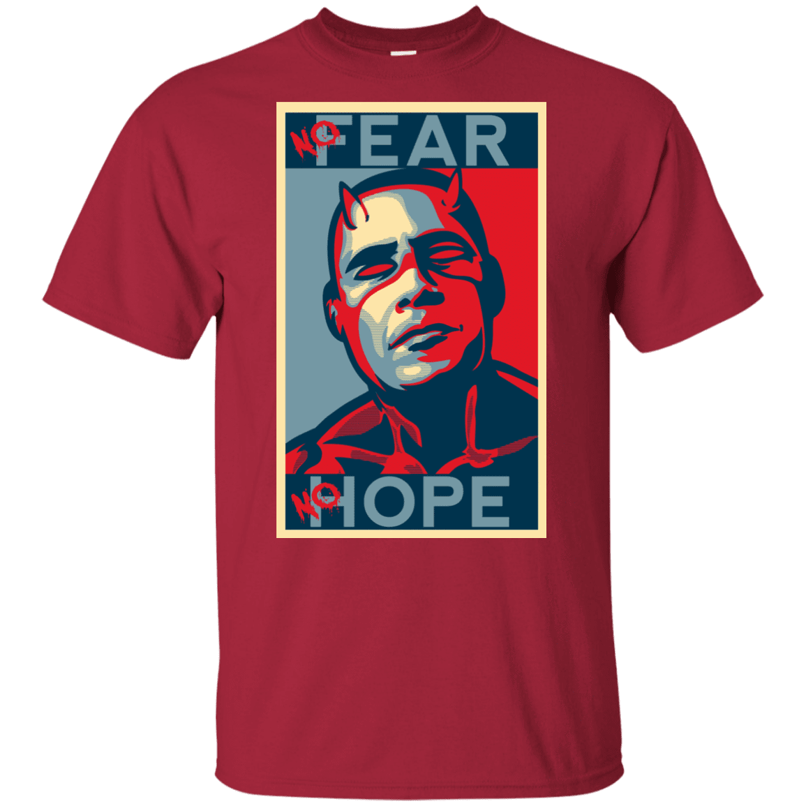 T-Shirts Cardinal / YXS A man with no fear Youth T-Shirt