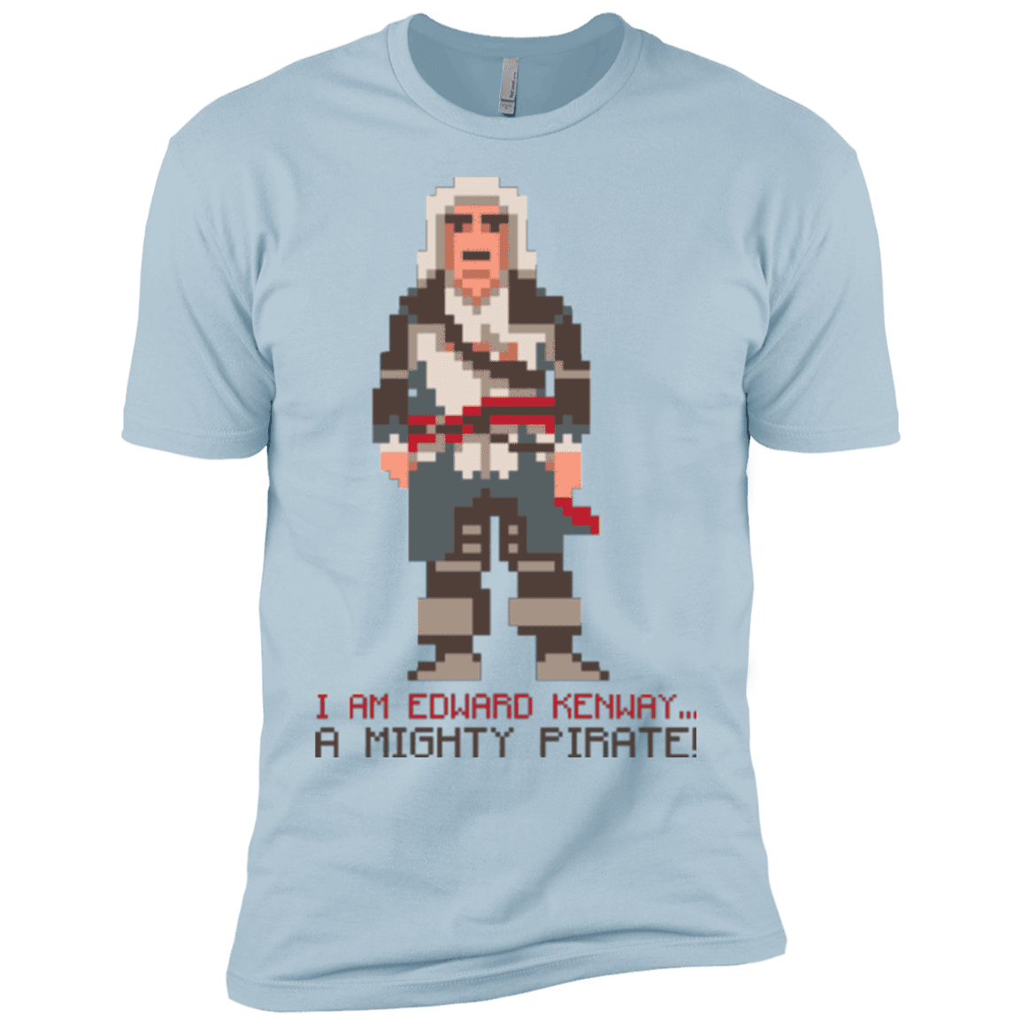 T-Shirts Light Blue / YXS A Mighty Pirate Boys Premium T-Shirt