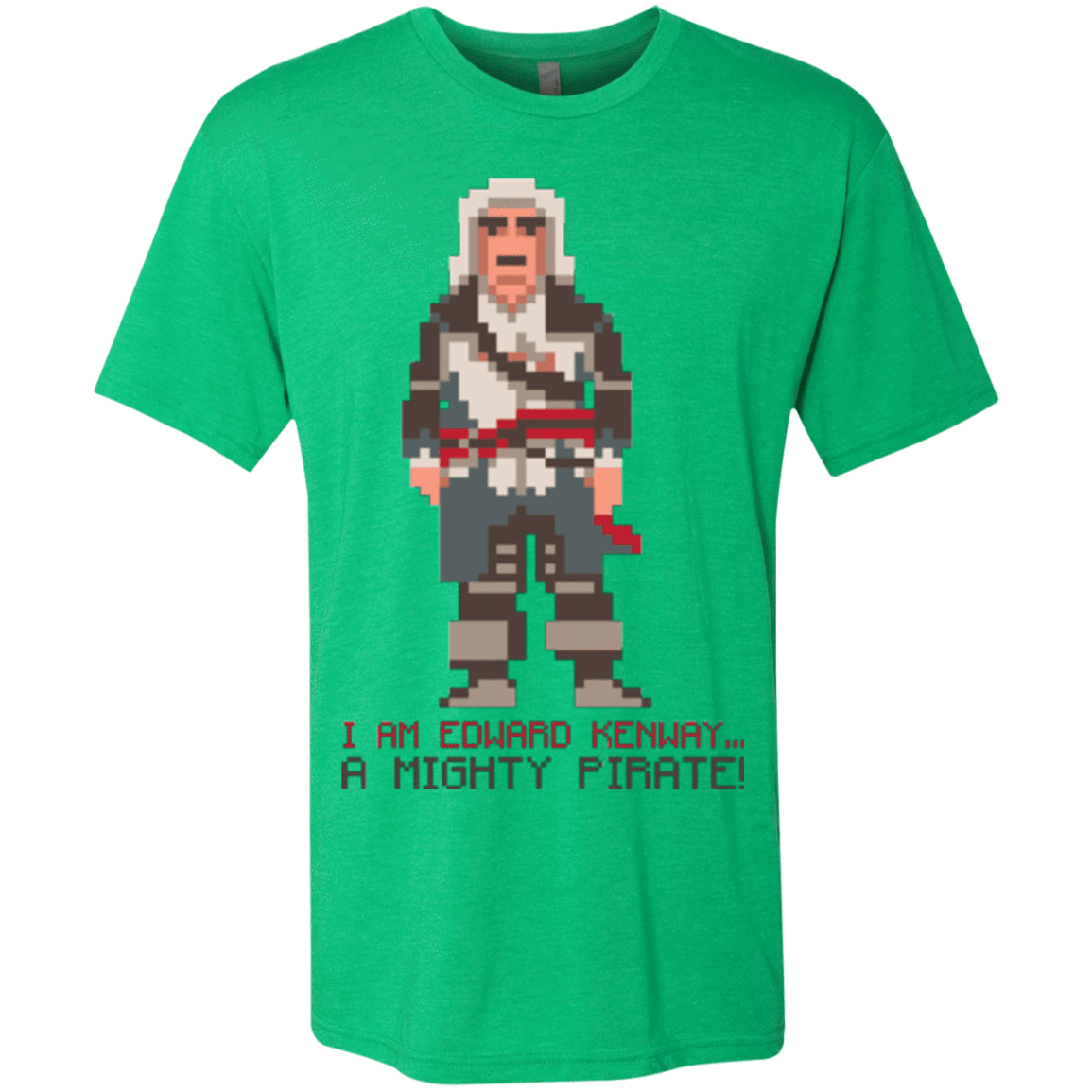 T-Shirts Envy / Small A Mighty Pirate Men's Triblend T-Shirt