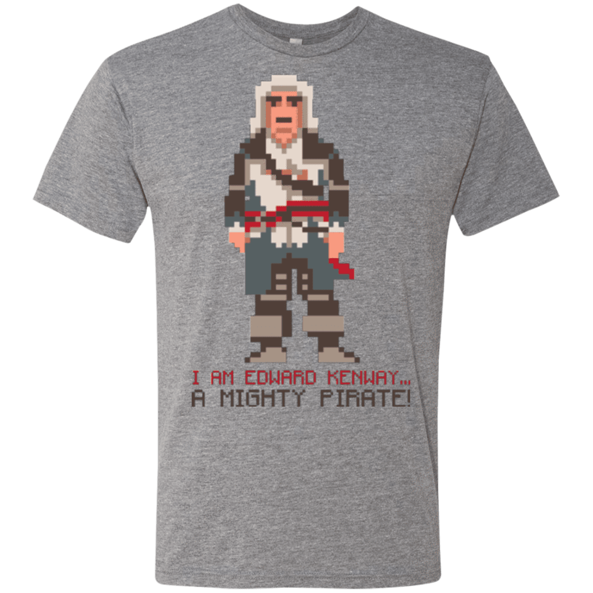 T-Shirts Premium Heather / Small A Mighty Pirate Men's Triblend T-Shirt
