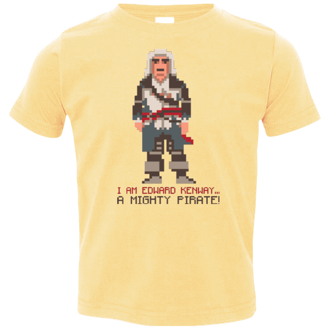T-Shirts Butter / 2T A Mighty Pirate Toddler Premium T-Shirt