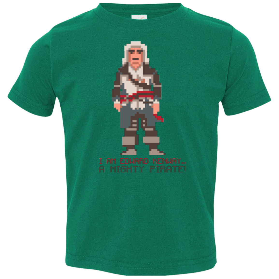 T-Shirts Kelly / 2T A Mighty Pirate Toddler Premium T-Shirt