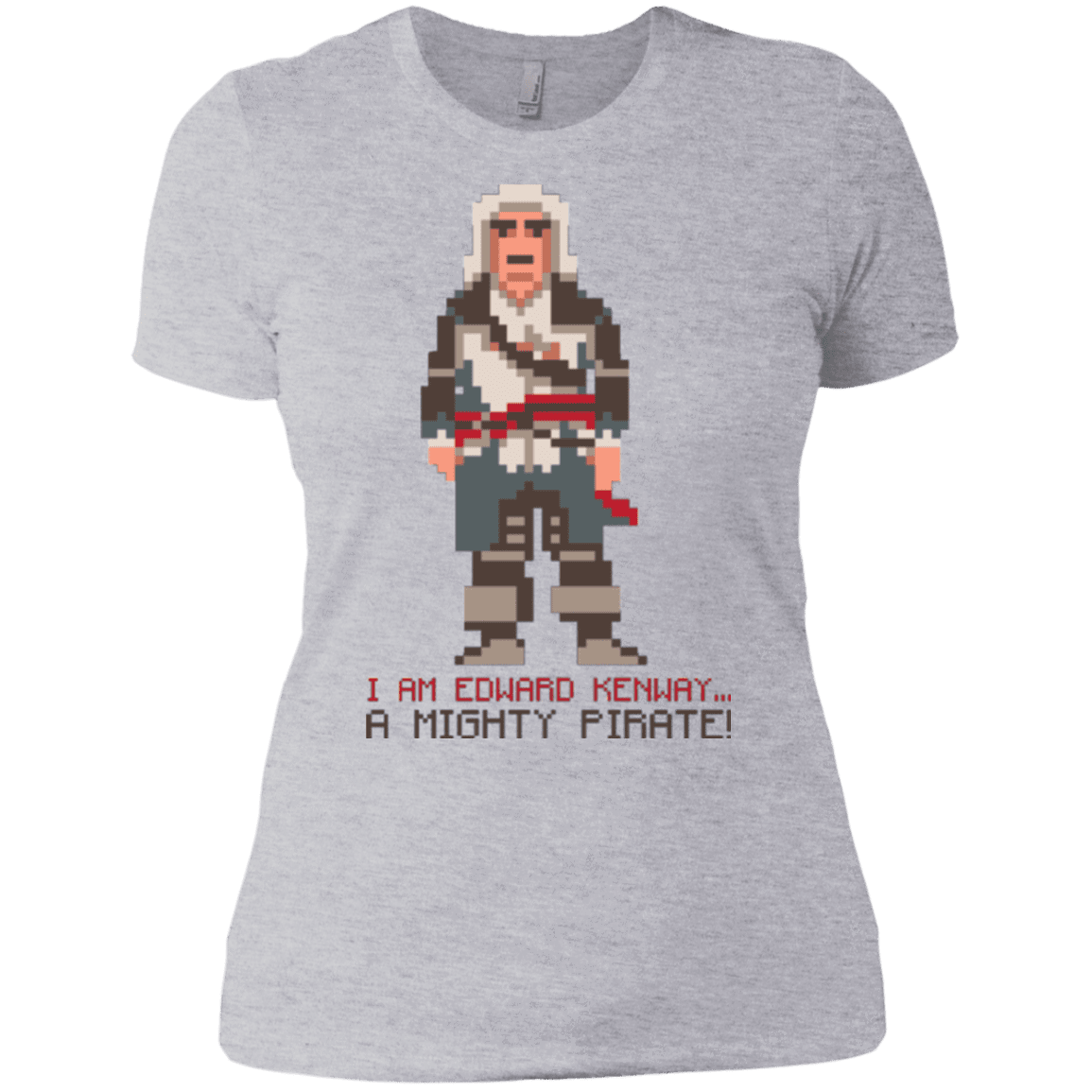 T-Shirts Heather Grey / X-Small A Mighty Pirate Women's Premium T-Shirt