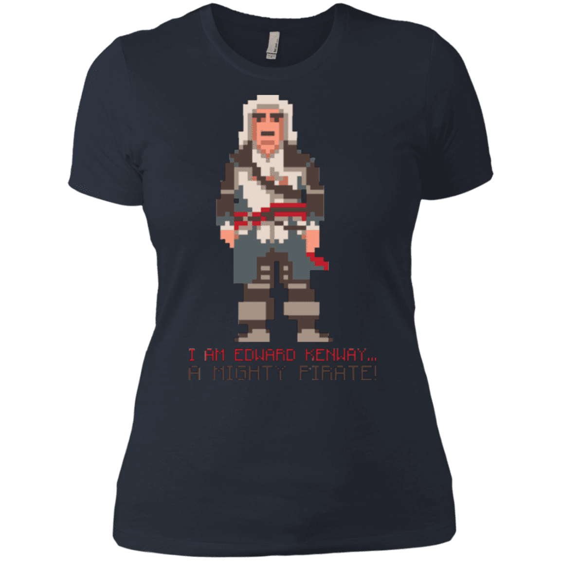 T-Shirts Indigo / X-Small A Mighty Pirate Women's Premium T-Shirt
