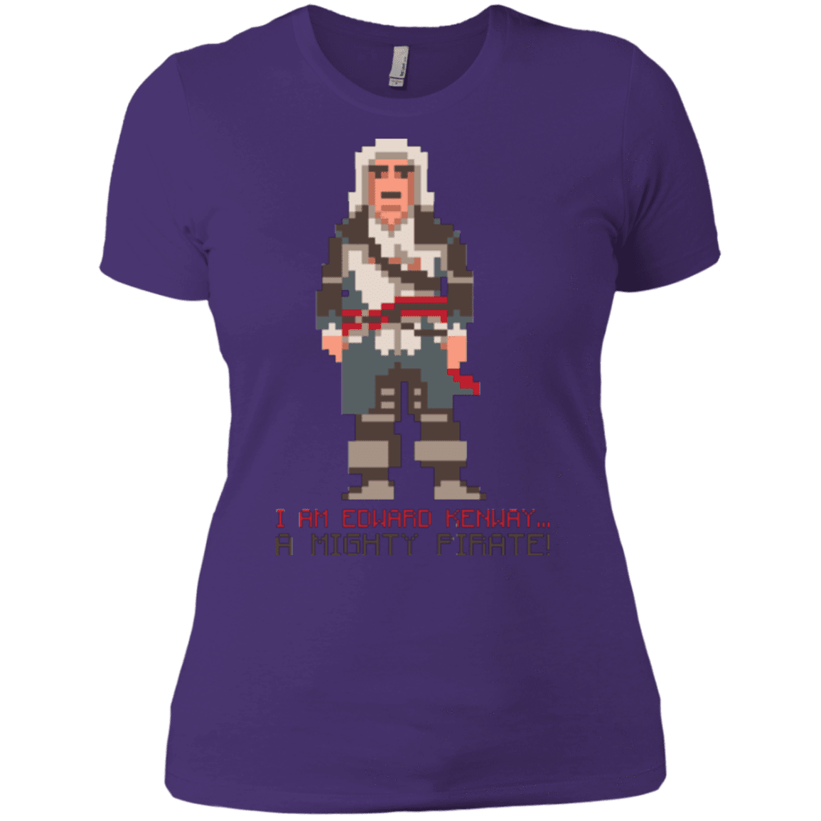 T-Shirts Purple / X-Small A Mighty Pirate Women's Premium T-Shirt