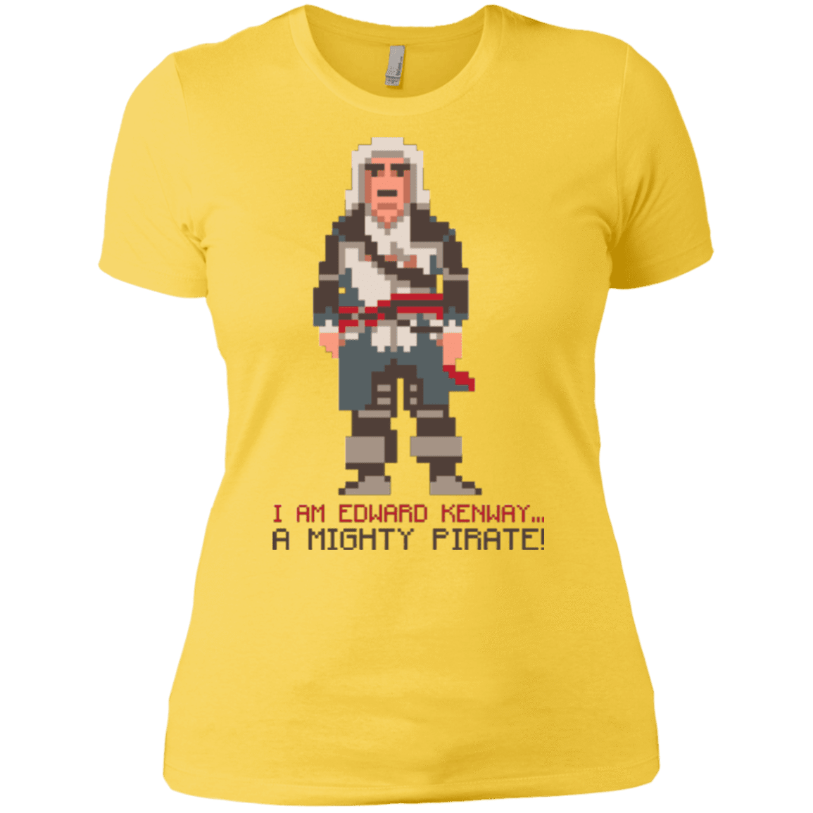 T-Shirts Vibrant Yellow / X-Small A Mighty Pirate Women's Premium T-Shirt