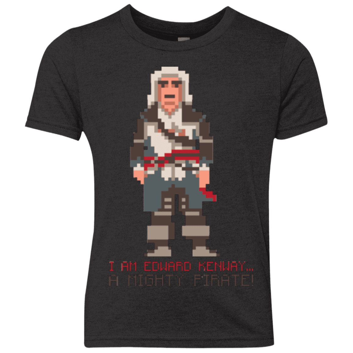 A Mighty Pirate Youth Triblend T-Shirt