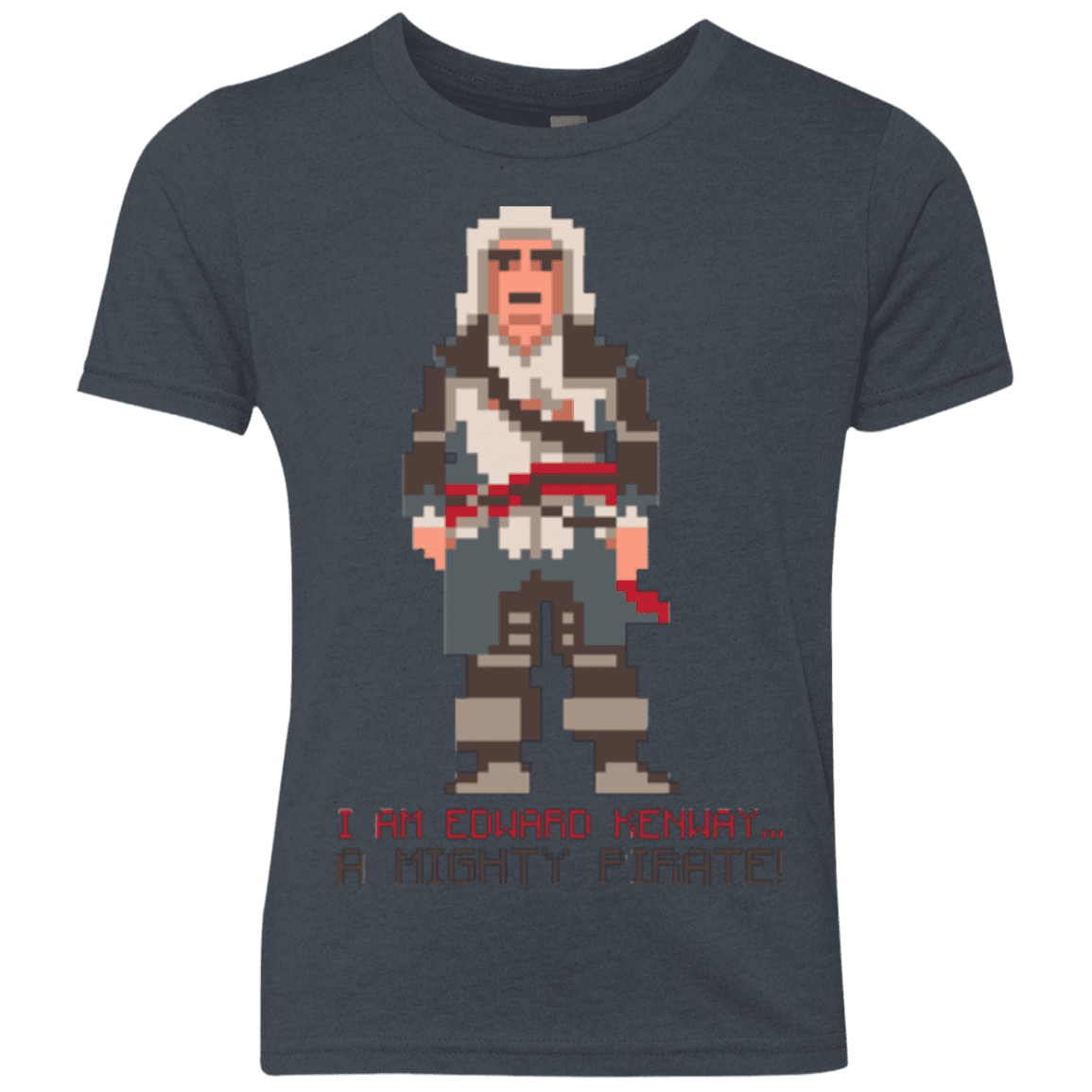 A Mighty Pirate Youth Triblend T-Shirt