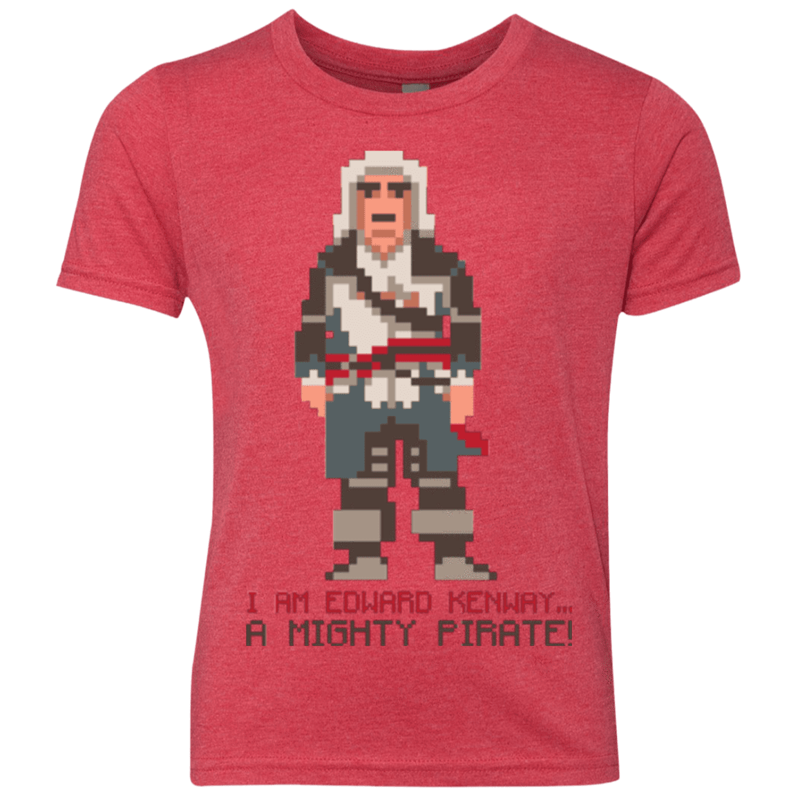 A Mighty Pirate Youth Triblend T-Shirt