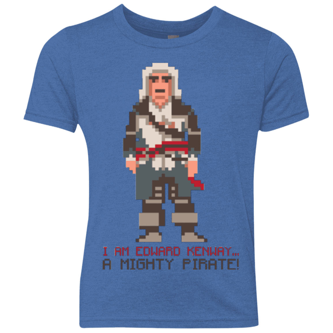 A Mighty Pirate Youth Triblend T-Shirt