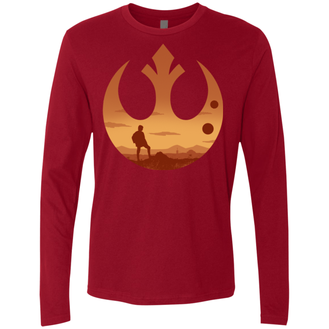 T-Shirts Cardinal / Small A New Future Men's Premium Long Sleeve