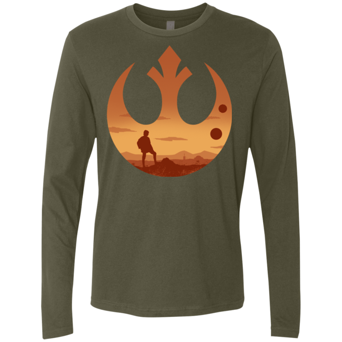 T-Shirts Military Green / Small A New Future Men's Premium Long Sleeve