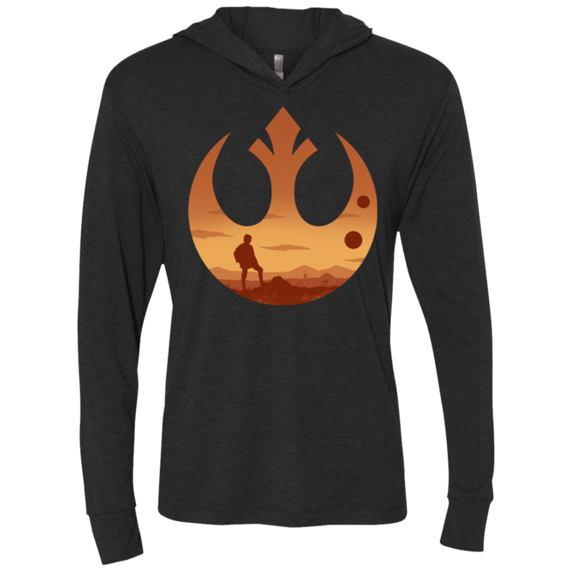 T-Shirts Vintage Black / X-Small A New Future Triblend Long Sleeve Hoodie Tee