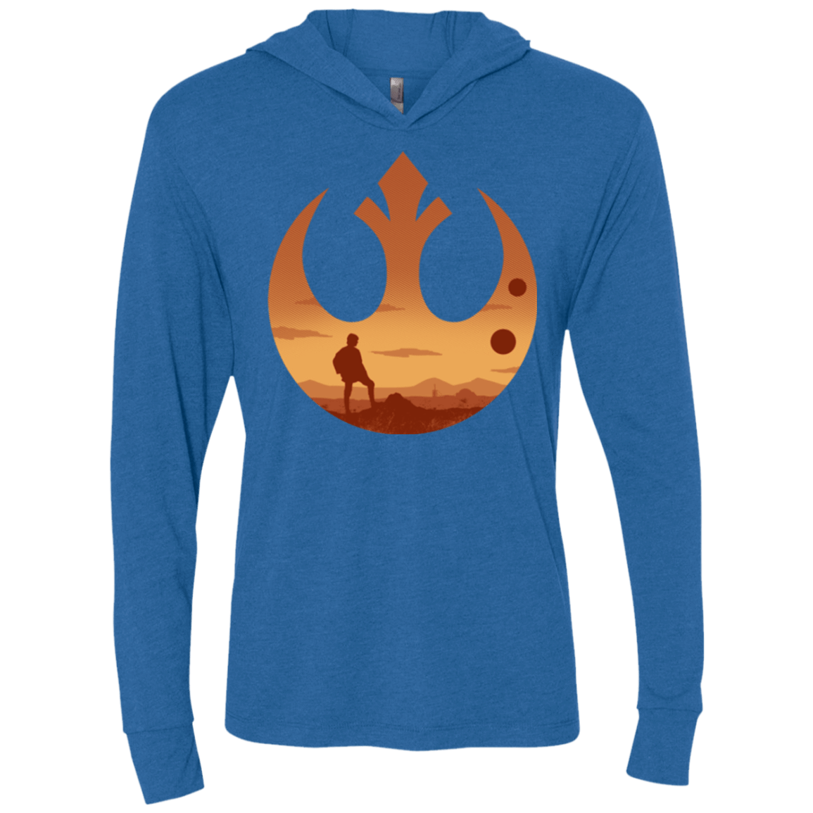 T-Shirts Vintage Royal / X-Small A New Future Triblend Long Sleeve Hoodie Tee