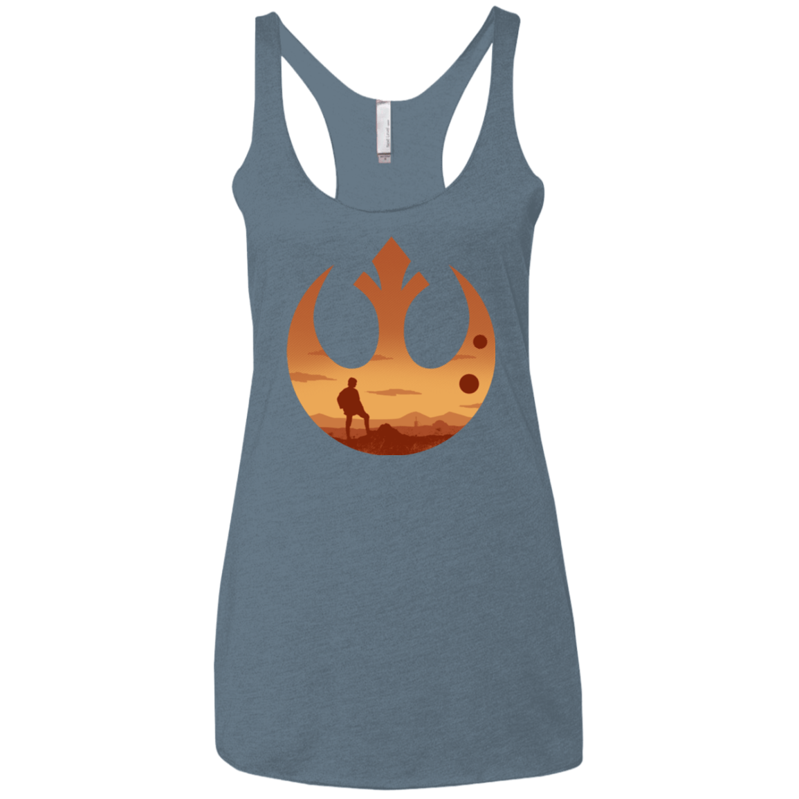 T-Shirts Indigo / X-Small A New Future Women's Triblend Racerback Tank