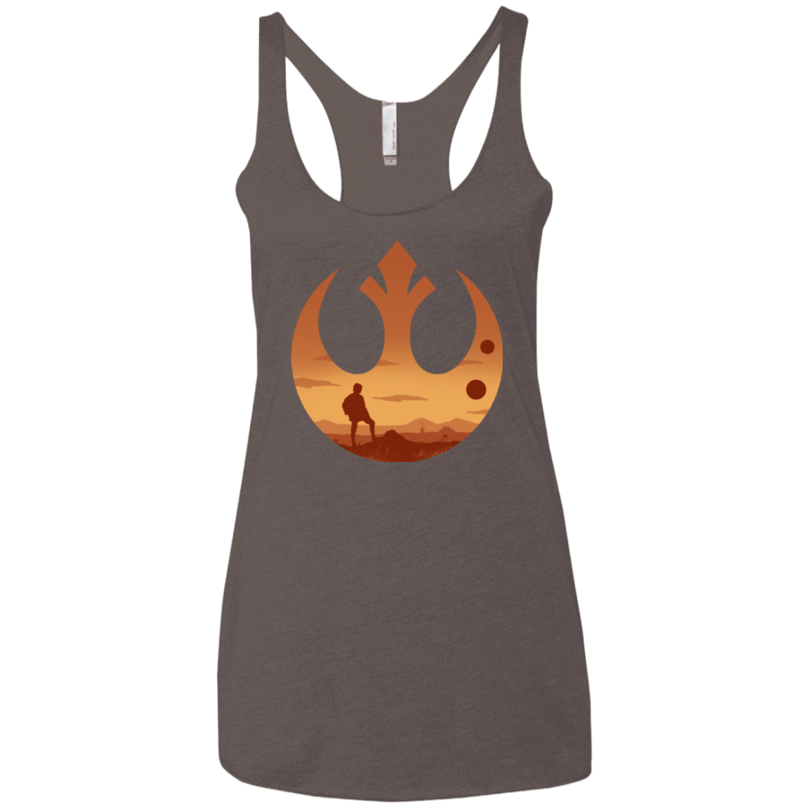 T-Shirts Macchiato / X-Small A New Future Women's Triblend Racerback Tank