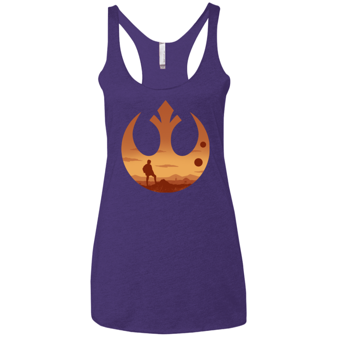 T-Shirts Purple / X-Small A New Future Women's Triblend Racerback Tank