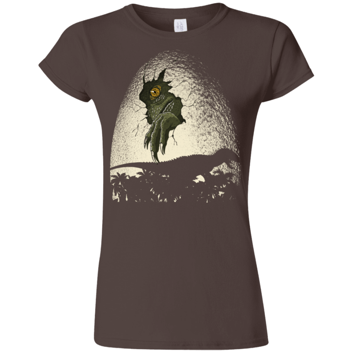 T-Shirts Dark Chocolate / S A Nightmare is Born Junior Slimmer-Fit T-Shirt