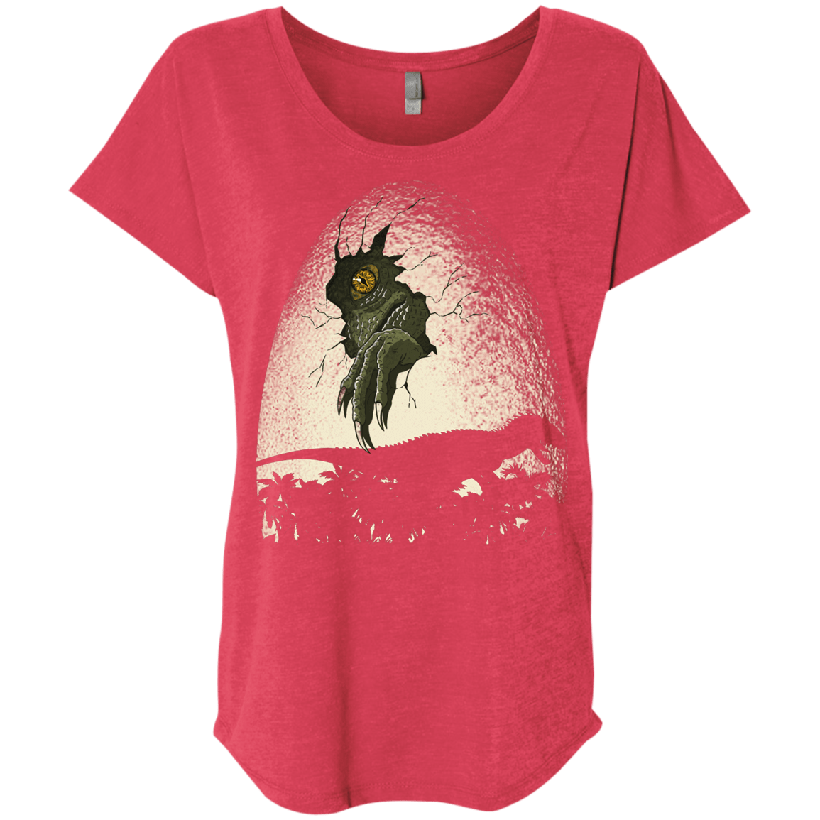 T-Shirts Vintage Red / X-Small A Nightmare is Born Triblend Dolman Sleeve