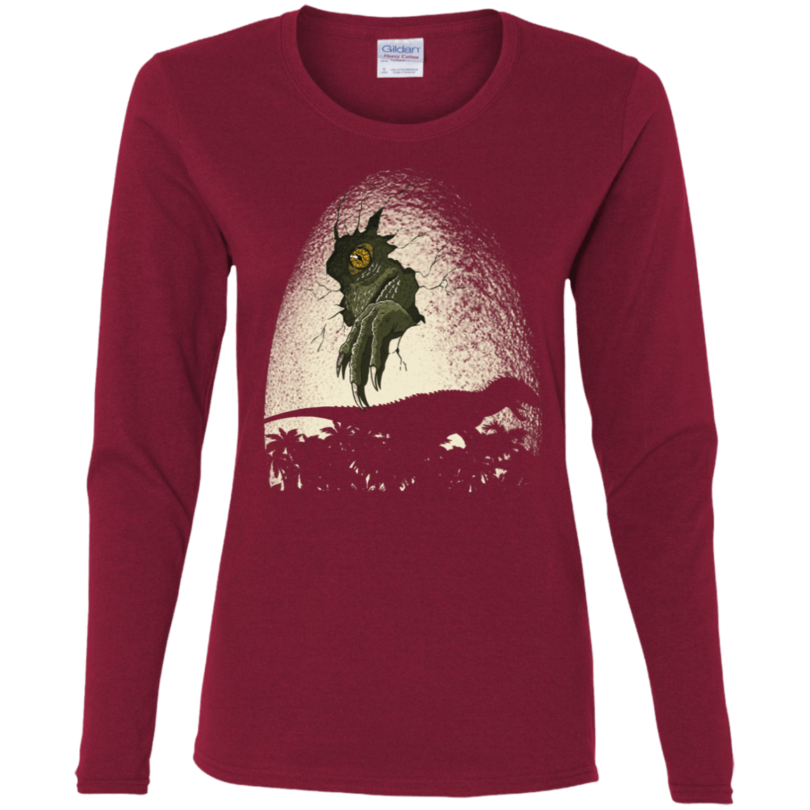 T-Shirts Cardinal / S A Nightmare is Born Women's Long Sleeve T-Shirt