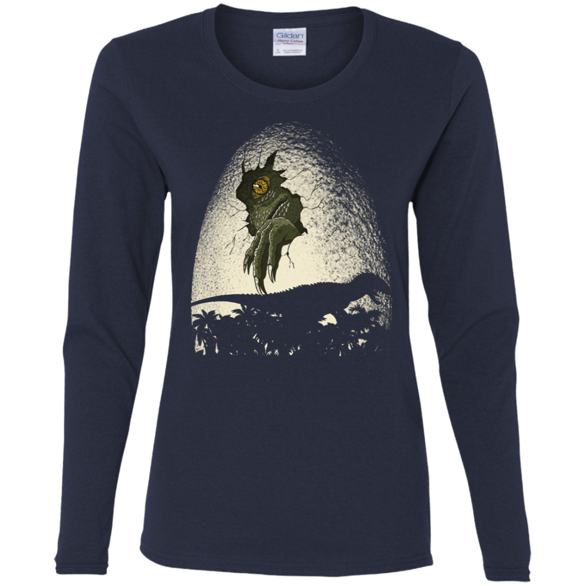 T-Shirts Navy / S A Nightmare is Born Women's Long Sleeve T-Shirt