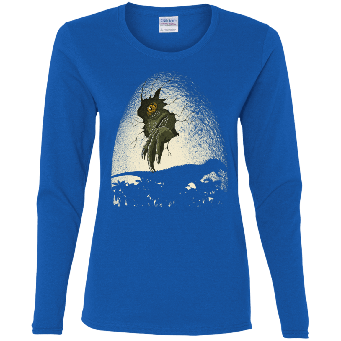 T-Shirts Royal / S A Nightmare is Born Women's Long Sleeve T-Shirt