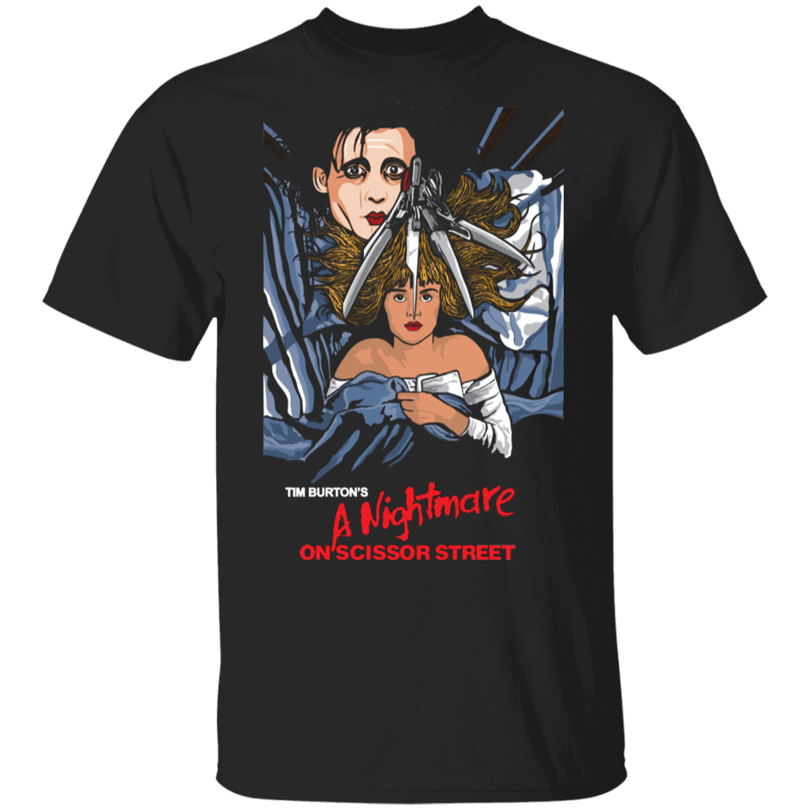 T-Shirts Black / S A Nightmare On Scissor Street T-Shirt