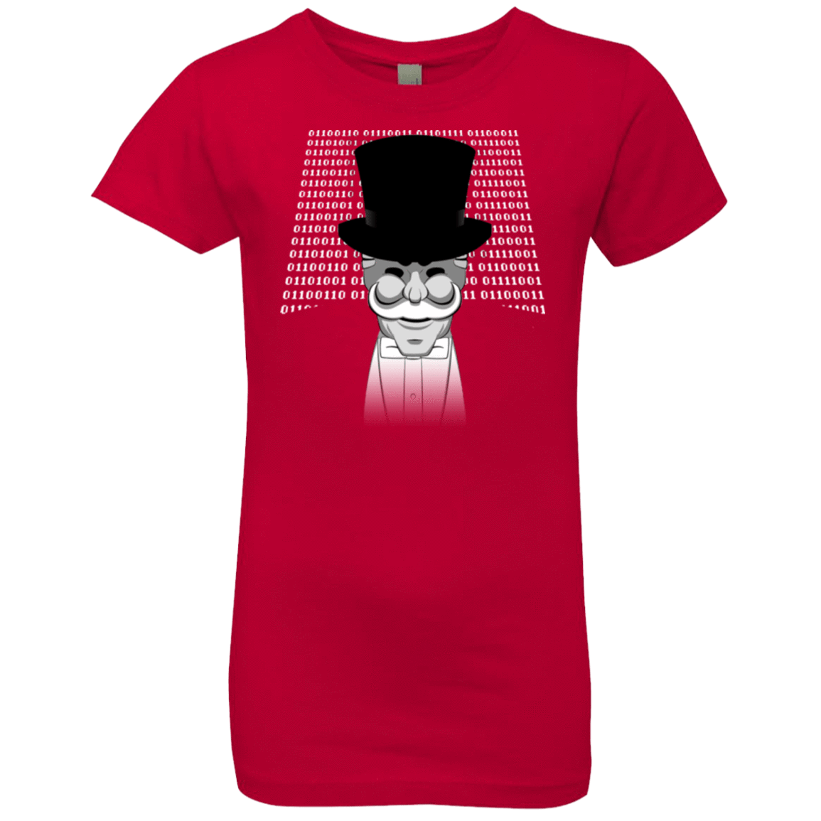 T-Shirts Red / YXS A One Or A Zero Girls Premium T-Shirt