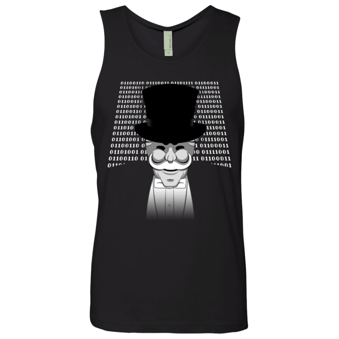 T-Shirts Black / Small A One Or A Zero Men's Premium Tank Top