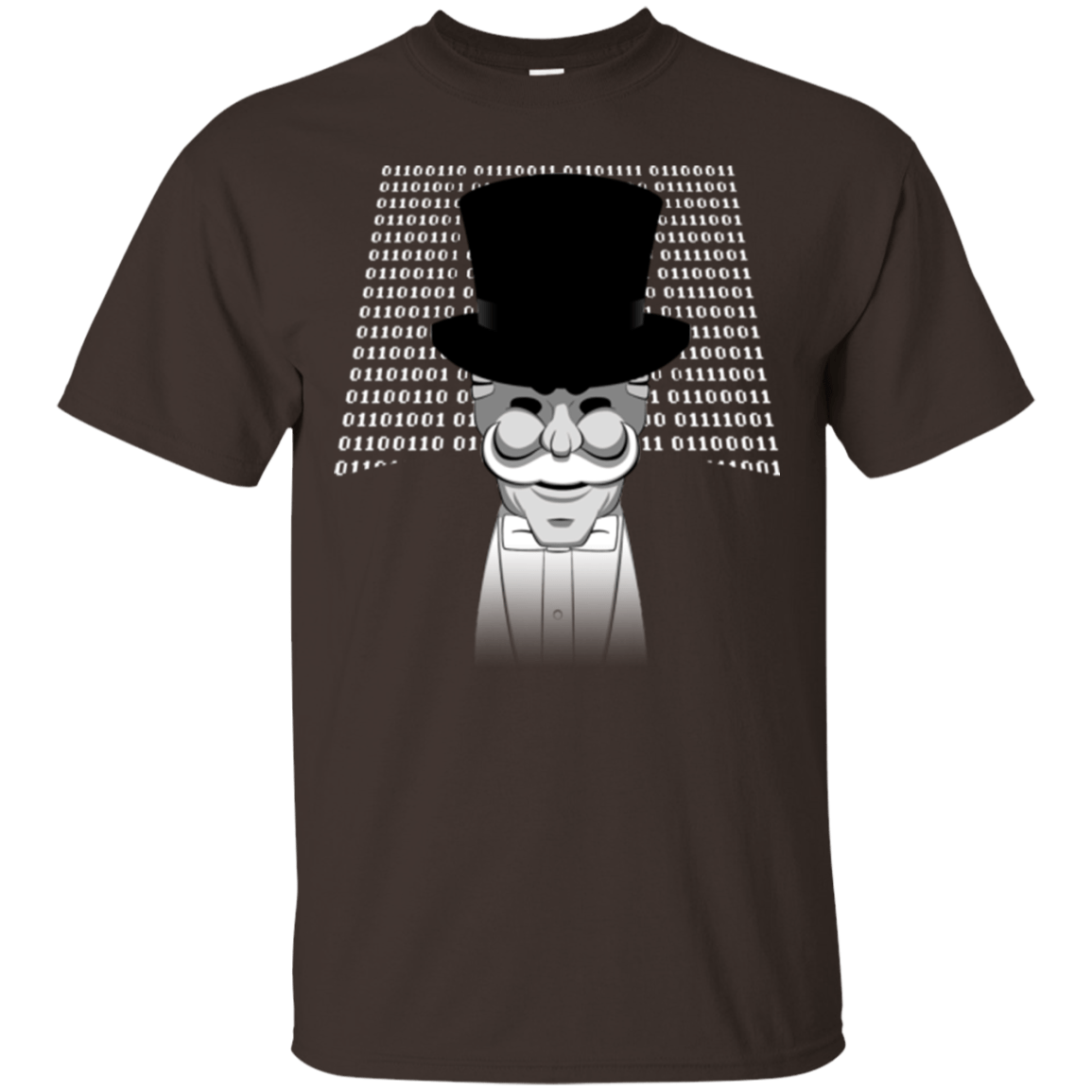 T-Shirts Dark Chocolate / Small A One Or A Zero T-Shirt