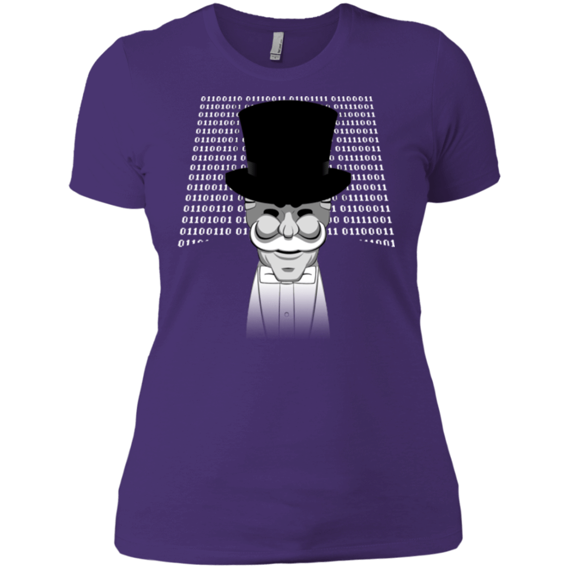 T-Shirts Purple / X-Small A One Or A Zero Women's Premium T-Shirt