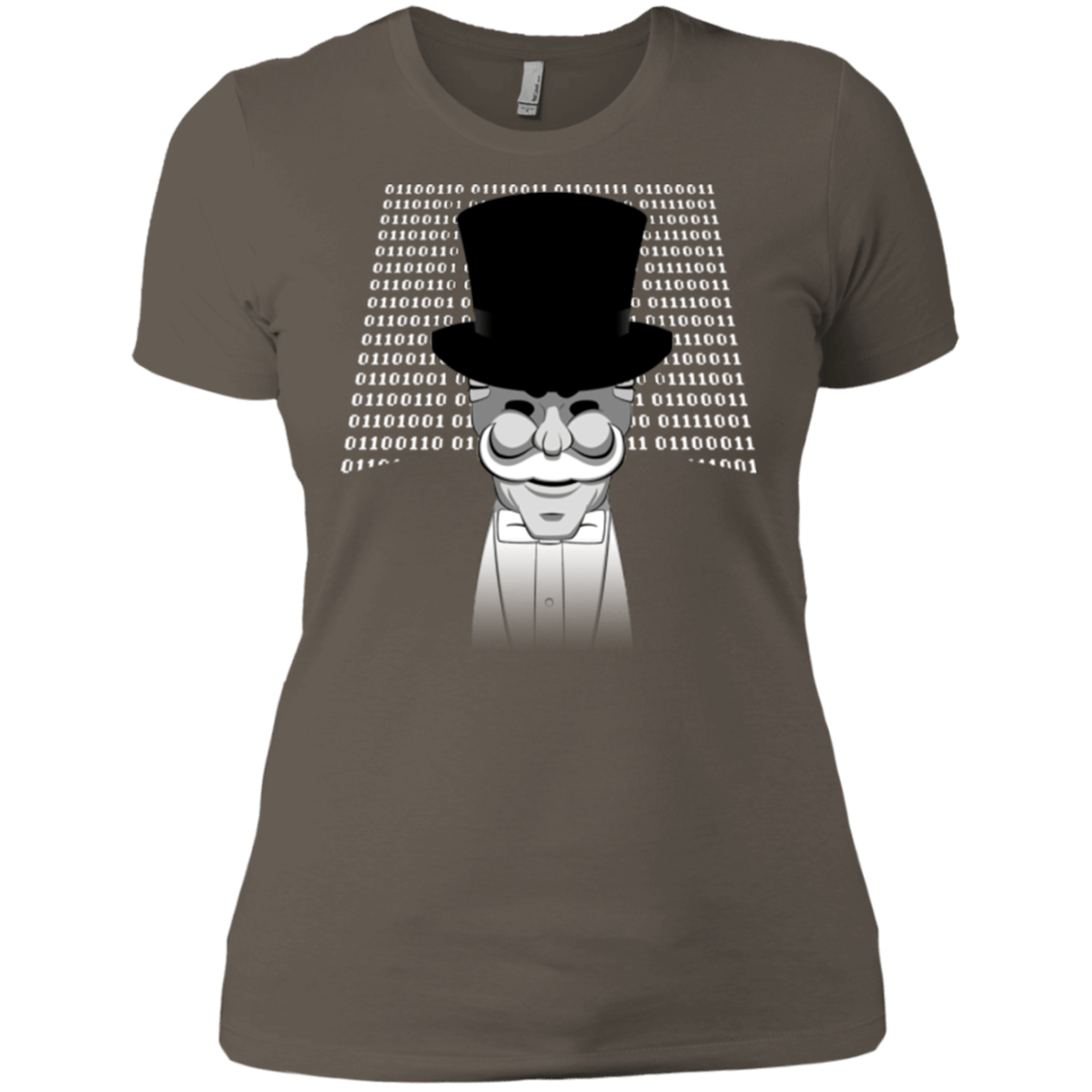 T-Shirts Warm Grey / X-Small A One Or A Zero Women's Premium T-Shirt