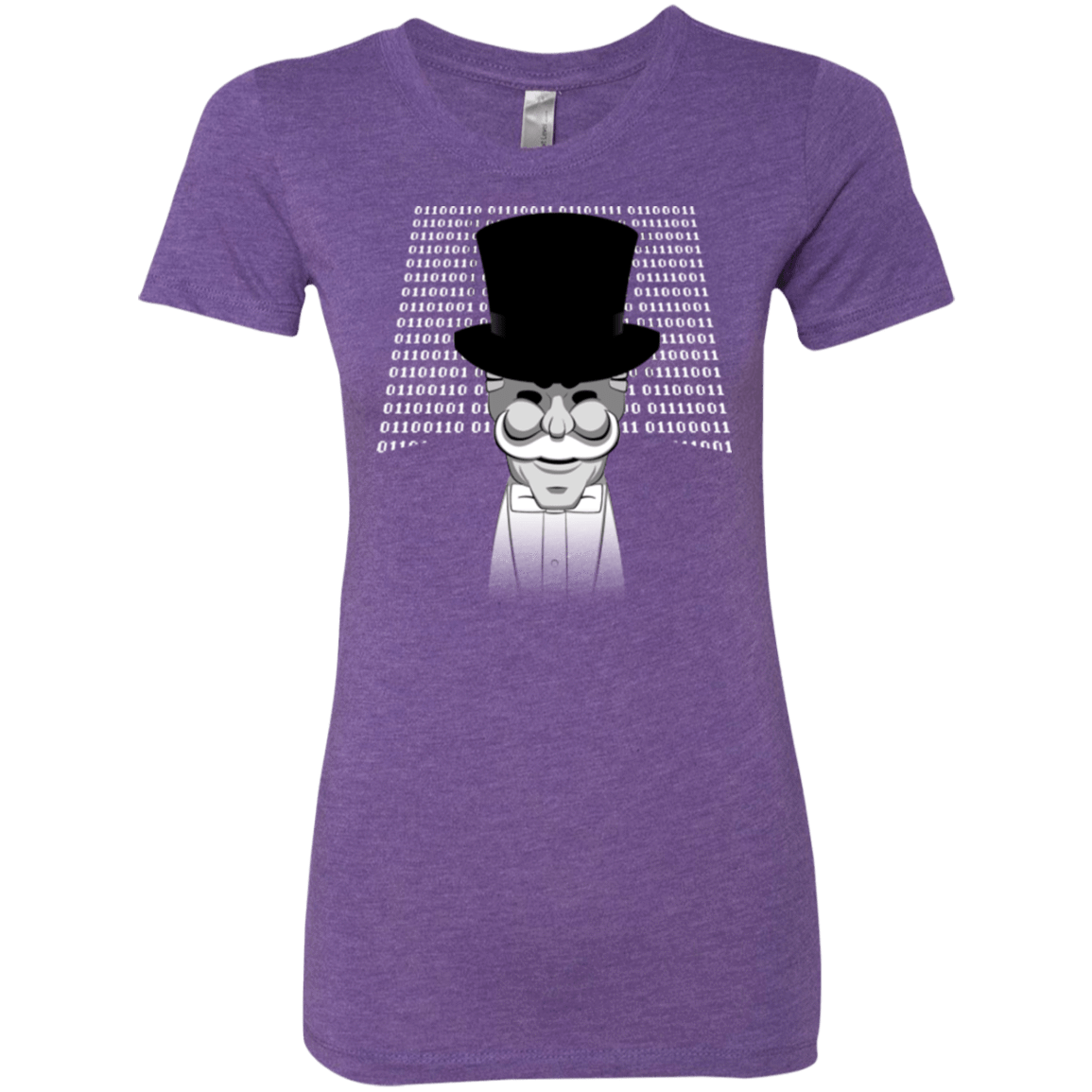 T-Shirts Purple Rush / Small A One Or A Zero Women's Triblend T-Shirt