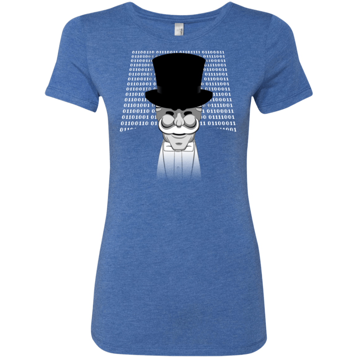 T-Shirts Vintage Royal / Small A One Or A Zero Women's Triblend T-Shirt