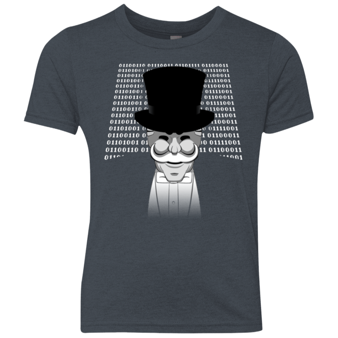 T-Shirts Vintage Navy / YXS A One Or A Zero Youth Triblend T-Shirt