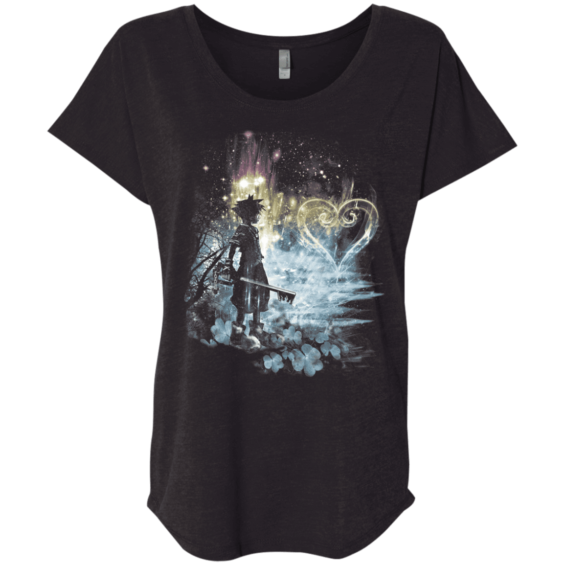 T-Shirts Vintage Black / X-Small A Path to the Heart Triblend Dolman Sleeve