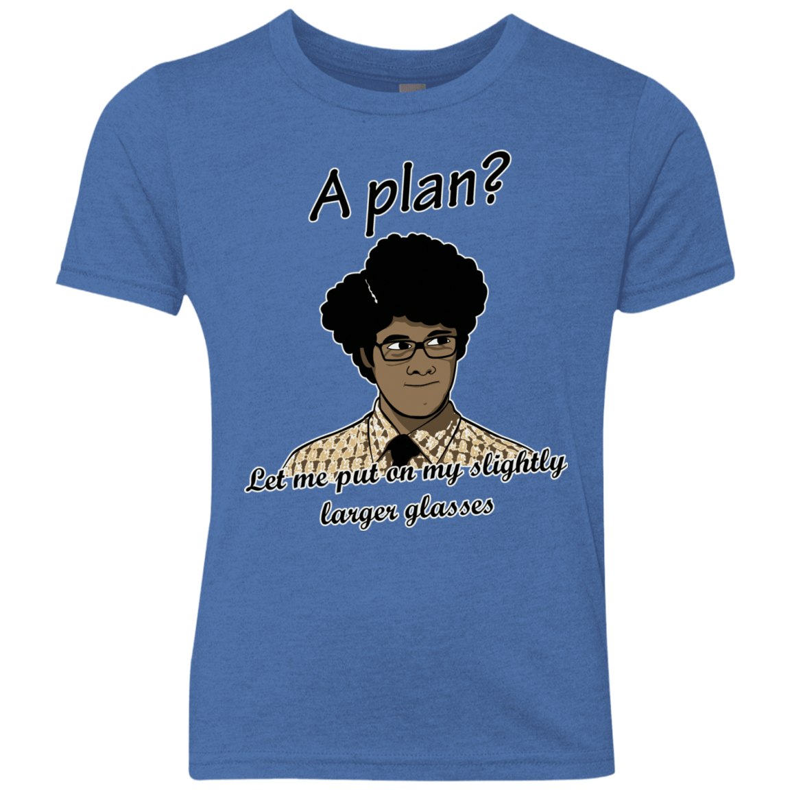 T-Shirts Vintage Royal / YXS A Plan Youth Triblend T-Shirt