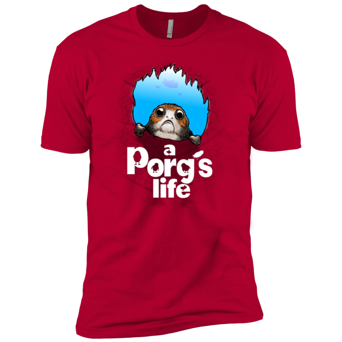 T-Shirts Red / YXS A Porgs Life Boys Premium T-Shirt