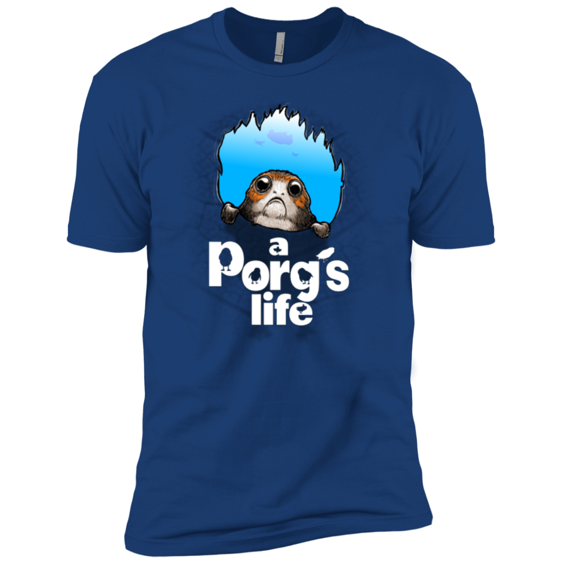 T-Shirts Royal / YXS A Porgs Life Boys Premium T-Shirt
