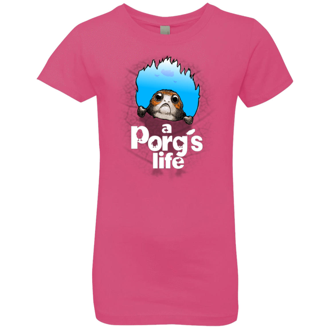 T-Shirts Hot Pink / YXS A Porgs Life Girls Premium T-Shirt