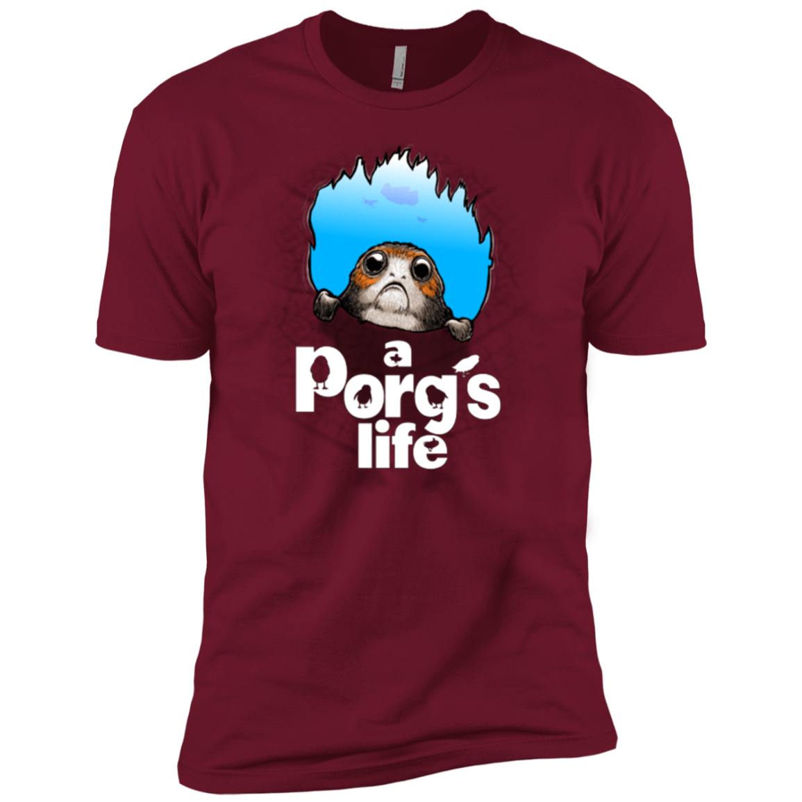 T-Shirts Cardinal / X-Small A Porgs Life Men's Premium T-Shirt