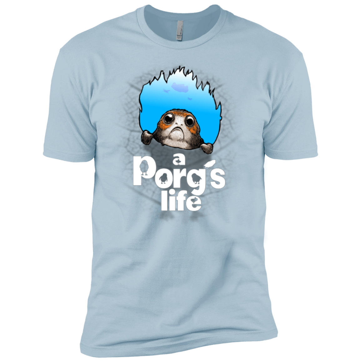 T-Shirts Light Blue / X-Small A Porgs Life Men's Premium T-Shirt