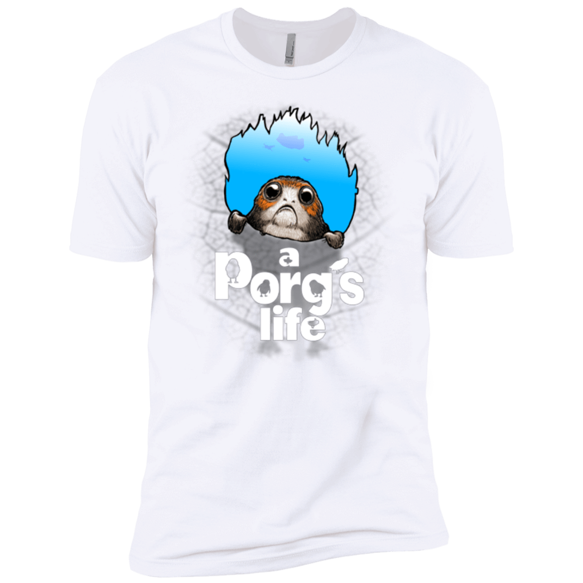T-Shirts White / X-Small A Porgs Life Men's Premium T-Shirt