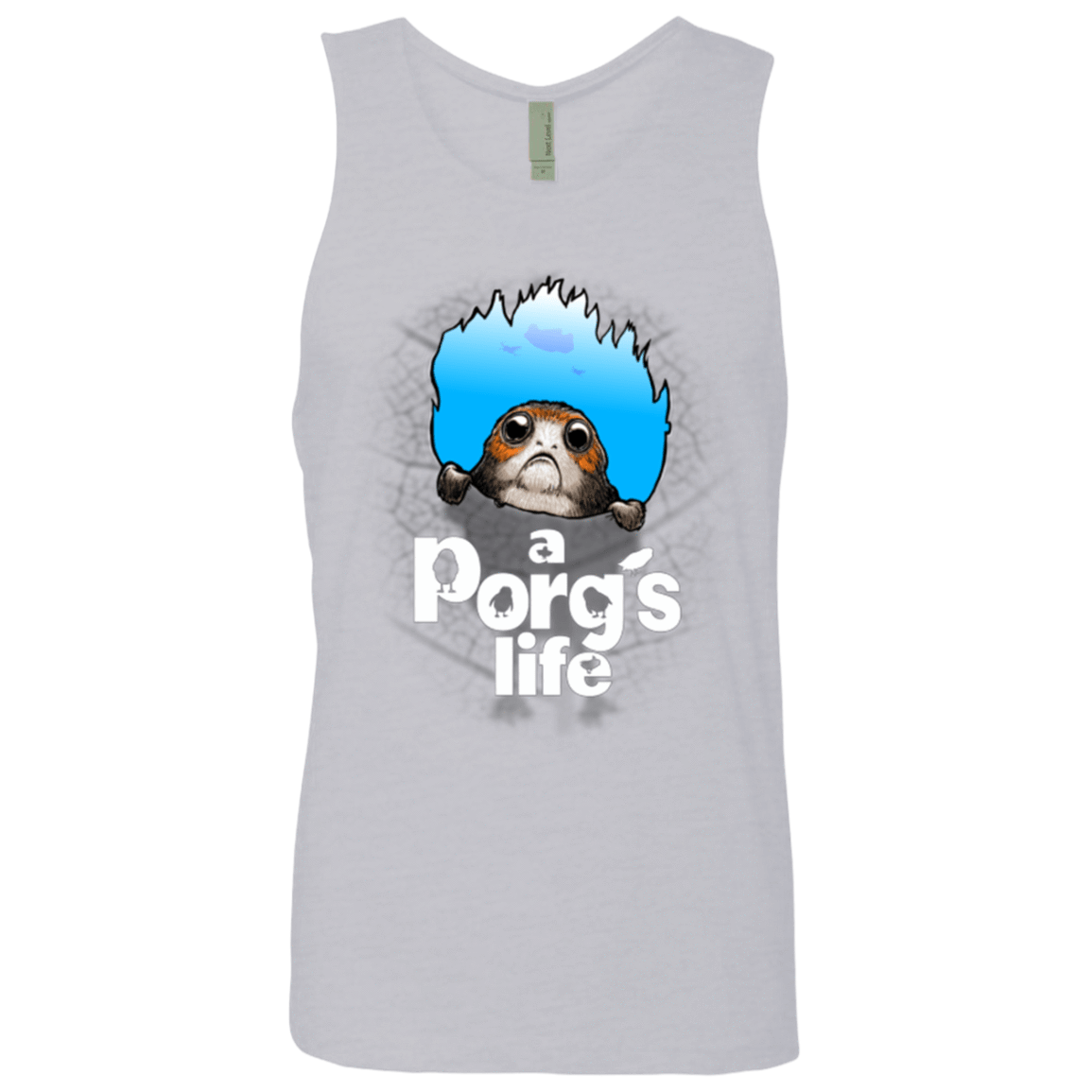 T-Shirts Heather Grey / Small A Porgs Life Men's Premium Tank Top
