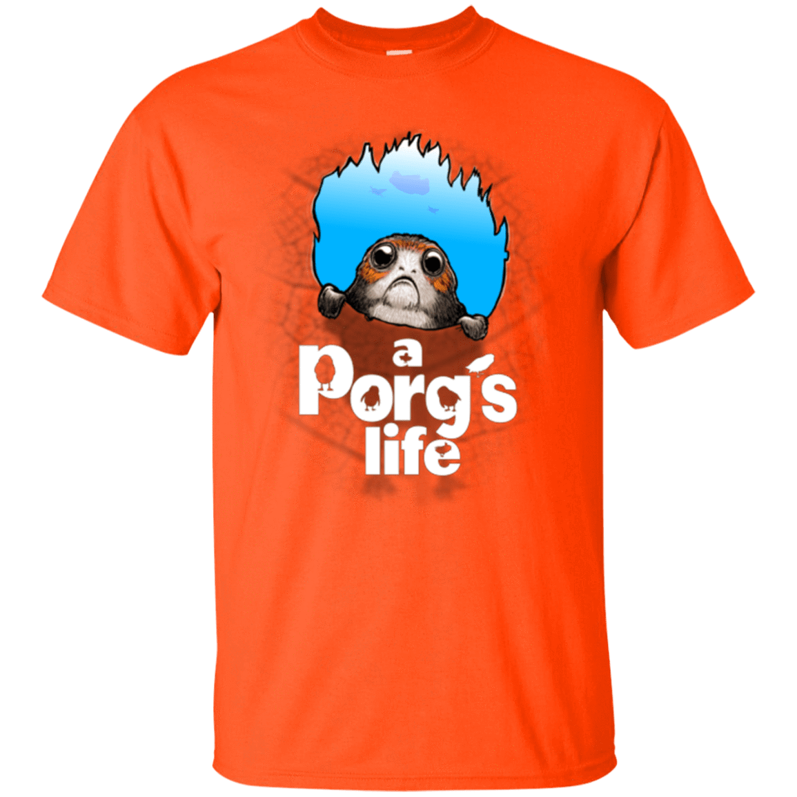T-Shirts Orange / Small A Porgs Life T-Shirt